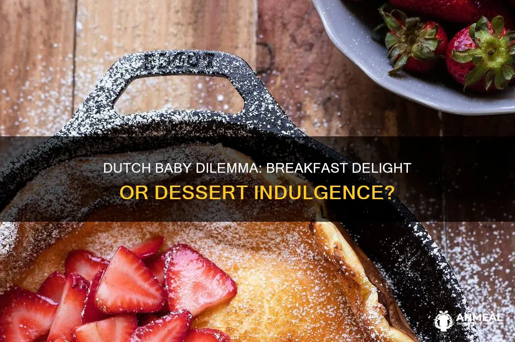 is a dutch baby breakfast or dessert