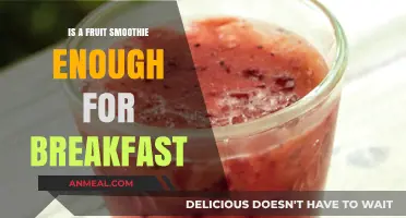 Fruit Smoothie for Breakfast: Healthy Choice or Missing Nutrients?