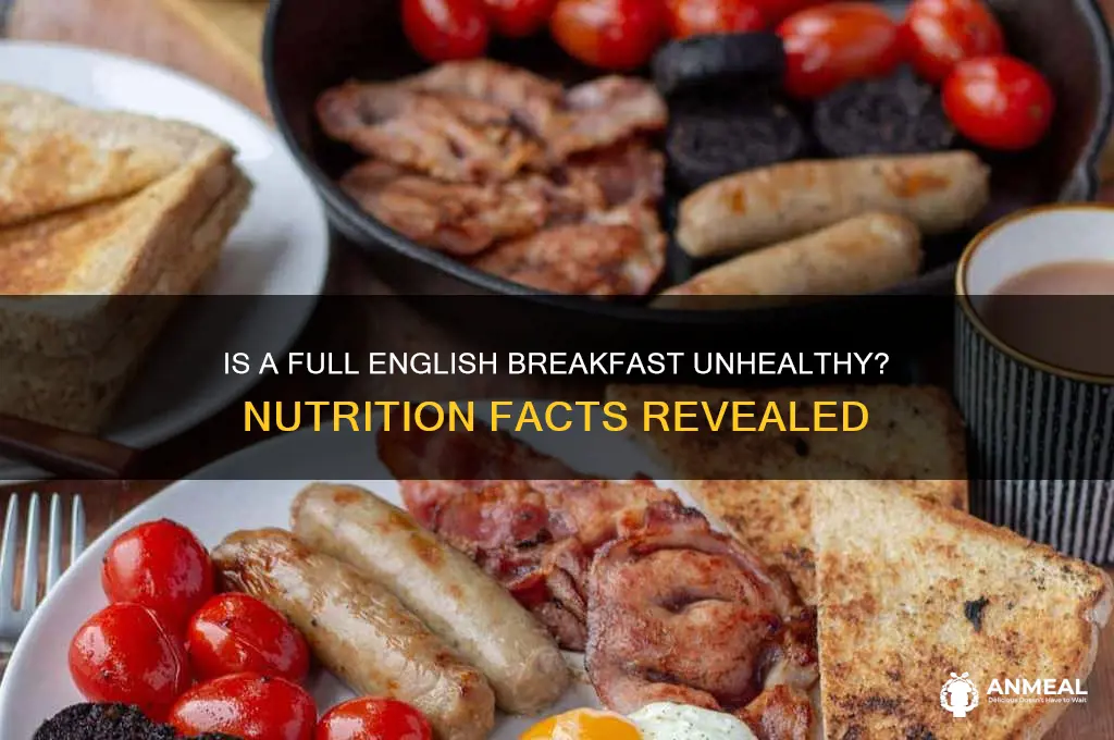 is a full english breakfast bad for you