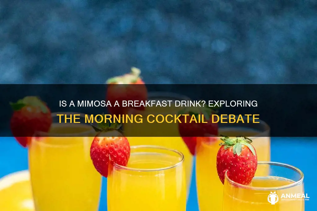 is a mimosa a breakfast drink