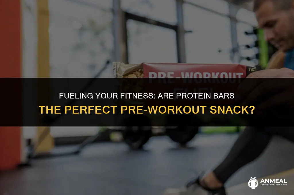 is a protein bar a good pre workout snack