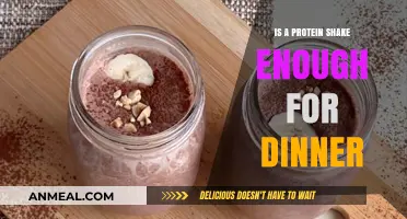 Protein Shake for Dinner: Is It Enough to Fuel Your Body?