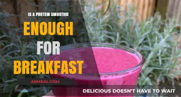Protein Smoothie for Breakfast: Is It Enough to Fuel Your Day?