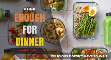 Is a Salad Enough for Dinner? Balancing Nutrition and Satisfaction