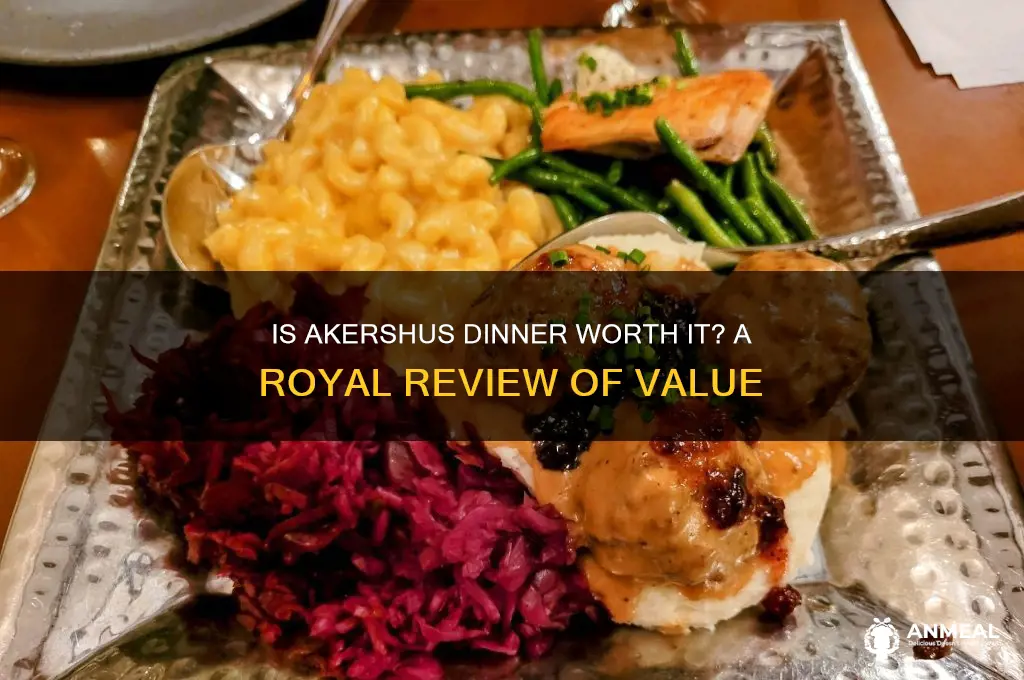 is akershus dinner worth it