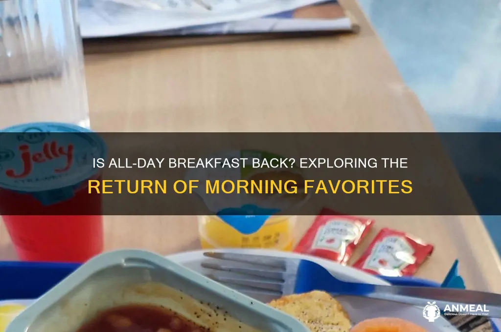 is all day breakfast back