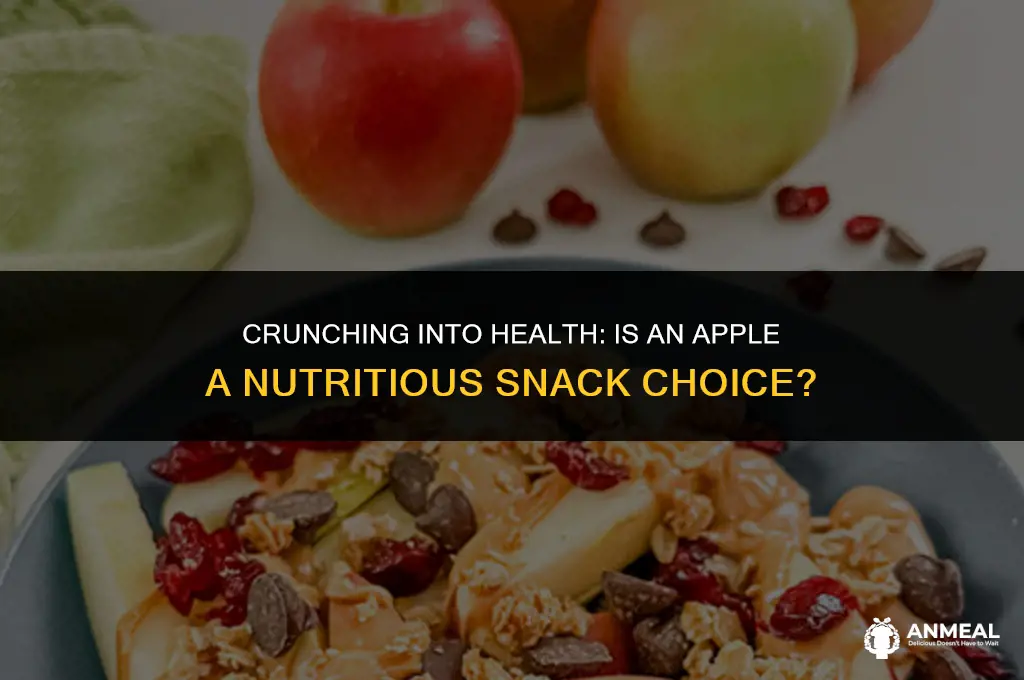 is an apple a healthy choice for snack