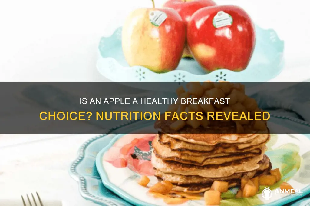 is an apple ok for breakfast