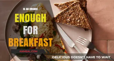 Is an Orange Enough for Breakfast? Nutrition Facts and Alternatives