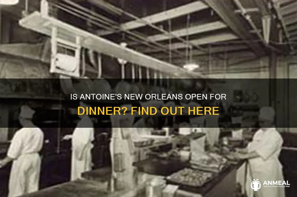 is antiones new orleans open for dinner