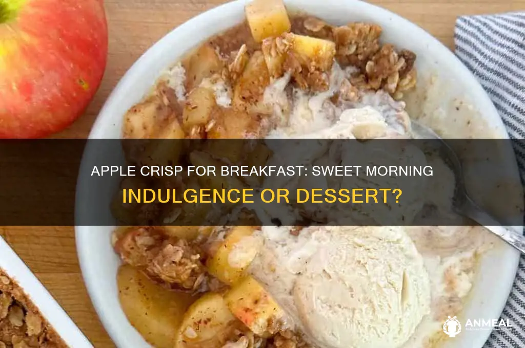 is apple crisp a breakfast food