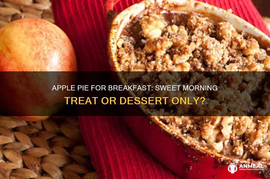 is apple pie a breakfast food