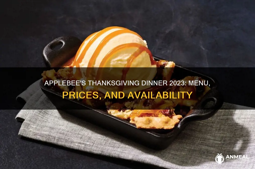 is applebees having a thanks giving dinner
