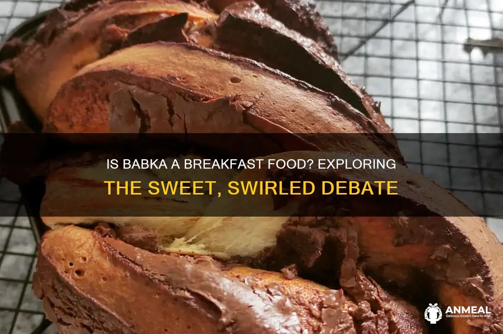 is babka a breakfast food