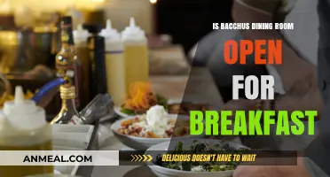 Bacchus Dining Room Breakfast Hours: Open or Closed in the Morning?