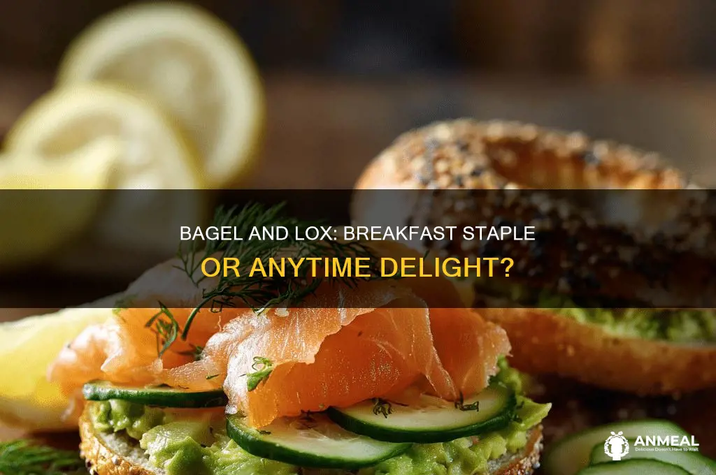 is bagel and lox a breakfast food