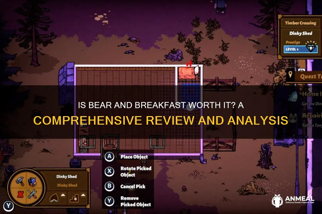 is bear and breakfast worth it