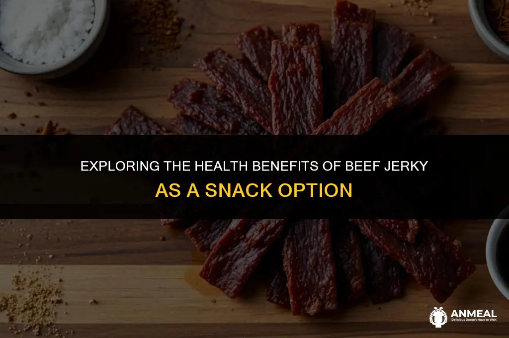 is beef jerky healthy snack