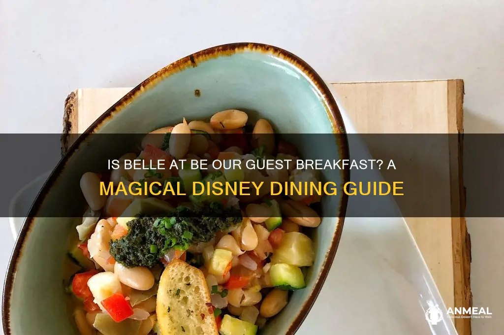 is belle at be our guest breakfast