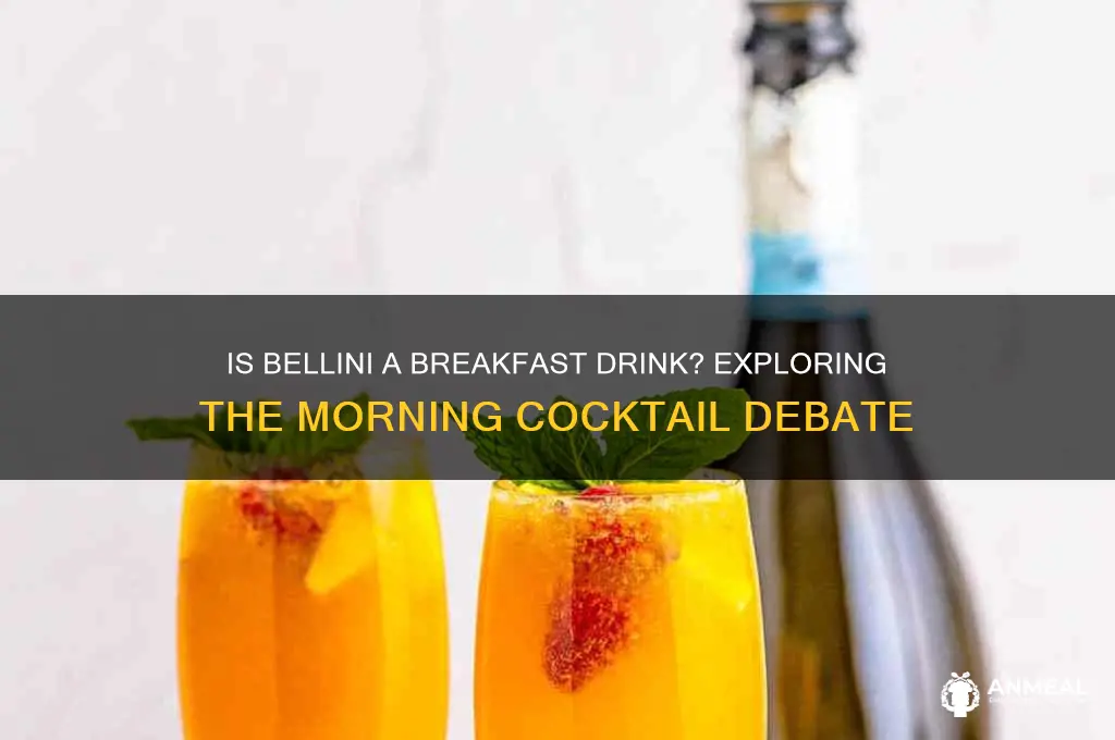 is bellini a breakfast drink