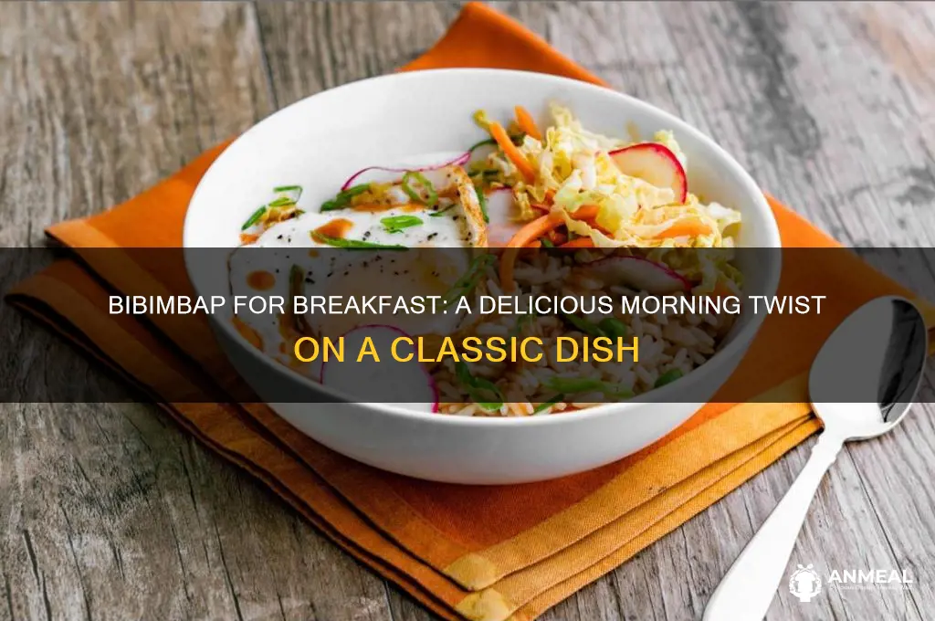 is bibimbap breakfast