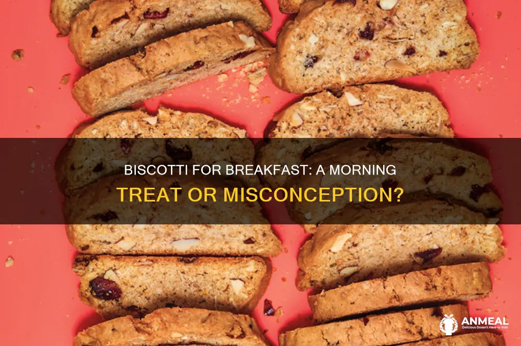 is biscotti a breakfast food