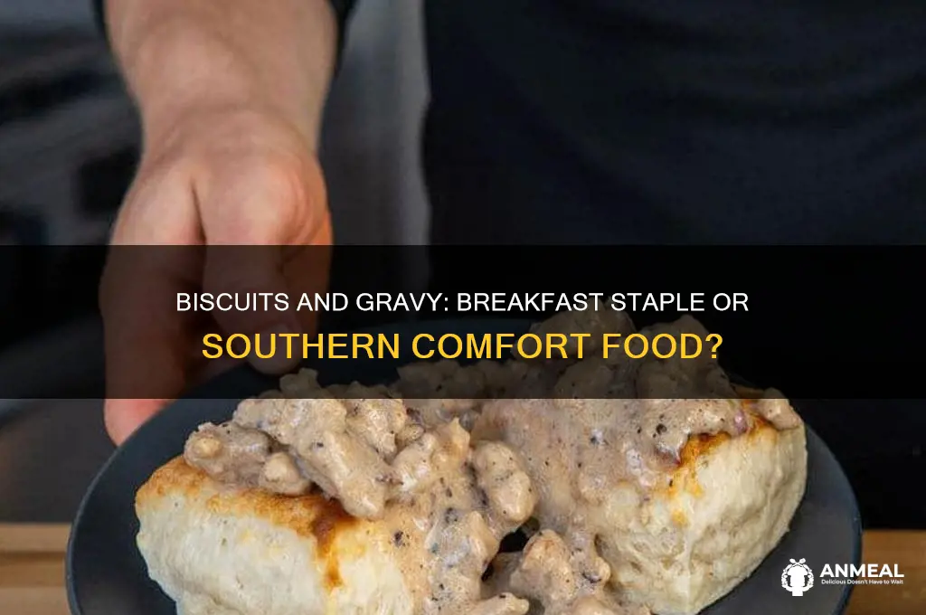 is biscuits and gravy a breakfast food