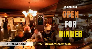 Bistro 555 Dinner Hours: Is It Open for Evening Dining?