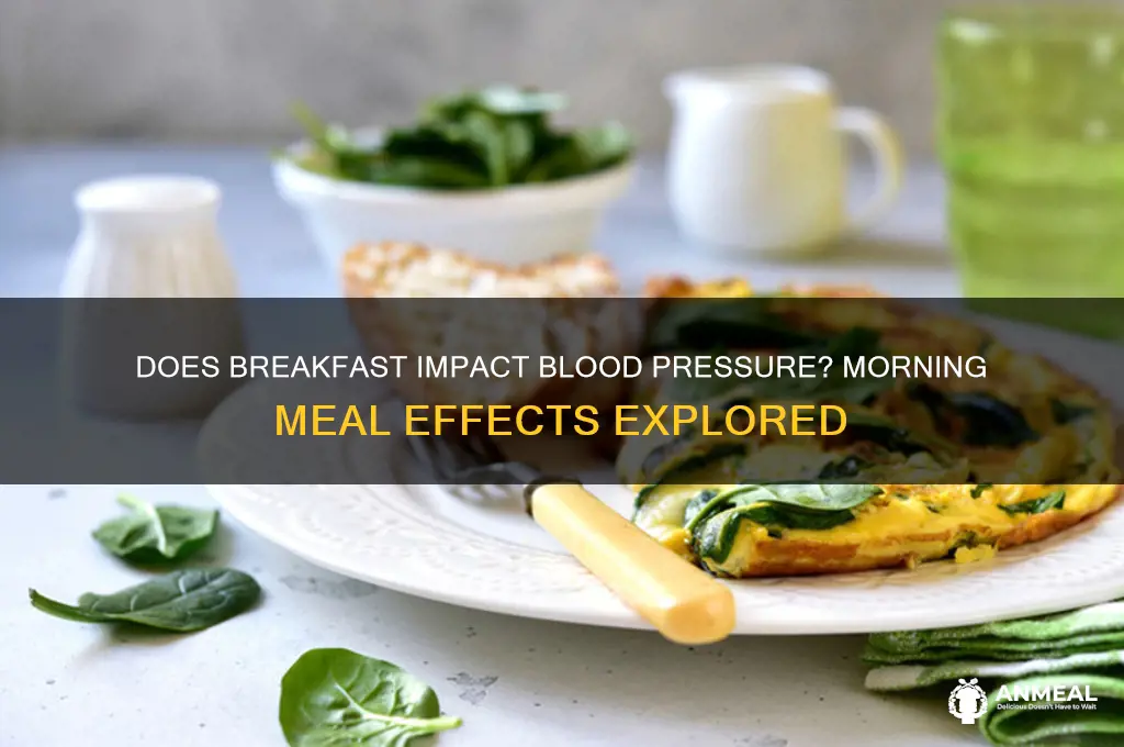 is blood pressure higher after breakfast