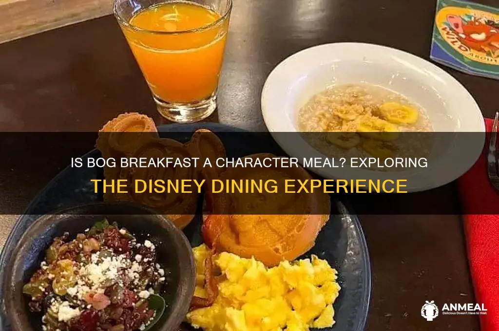 is bog breakfast character meal