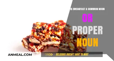 Breakfast: Common Noun or Proper Noun? Unraveling the Linguistic Mystery