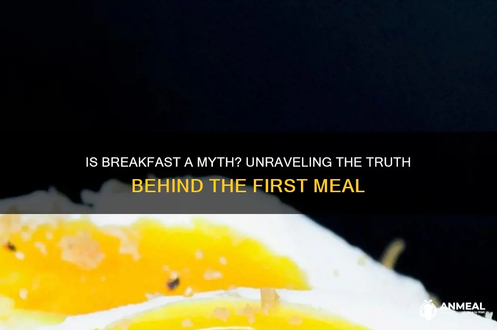 is breakfast a made up meal
