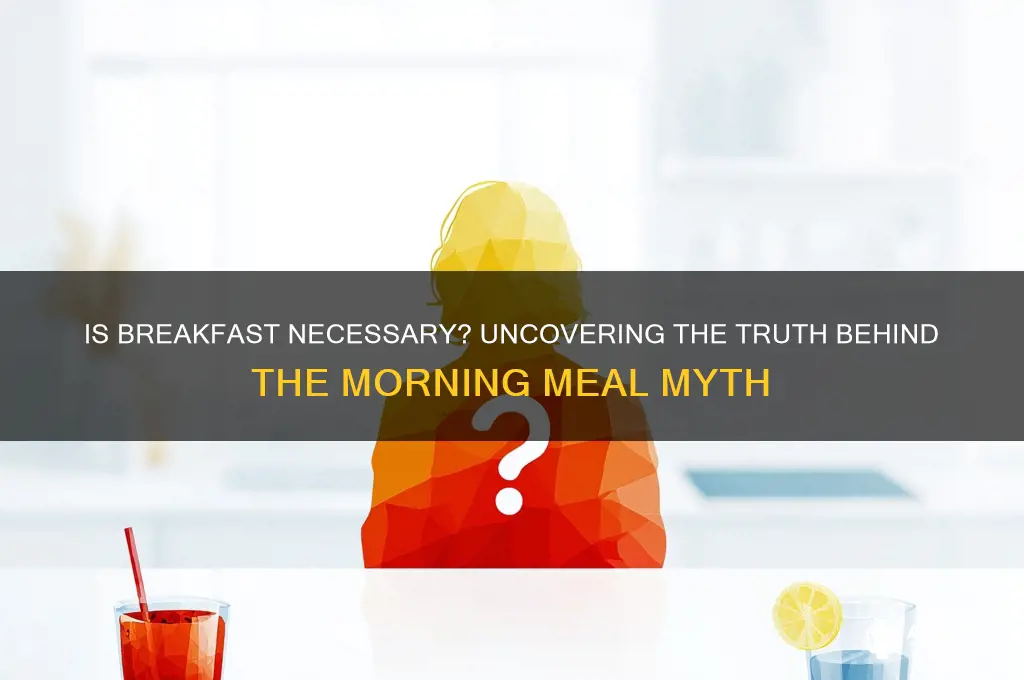 is breakfast a marketing scheme