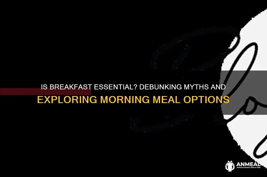 is breakfast a must