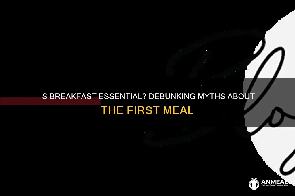 is breakfast a necessary meal of the day