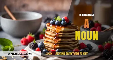 Is Breakfast a Noun? Exploring the Role of Morning Meals in Language