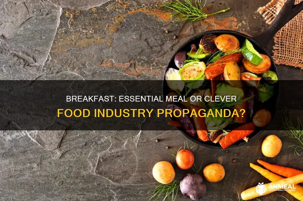 is breakfast a propaganda so that people buy more food
