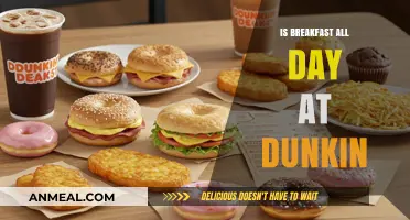 Dunkin's Breakfast All Day: A Morning Menu Anytime?