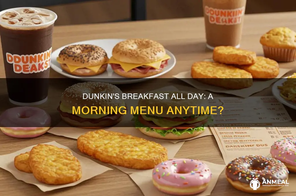 is breakfast all day at dunkin