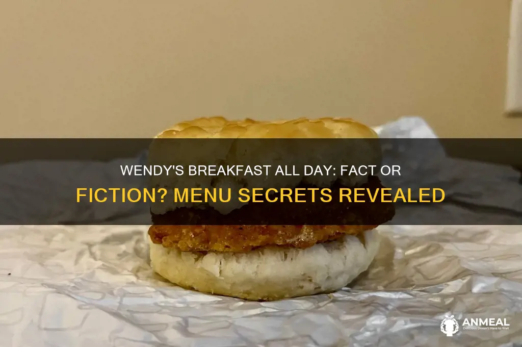is breakfast all day at wendy