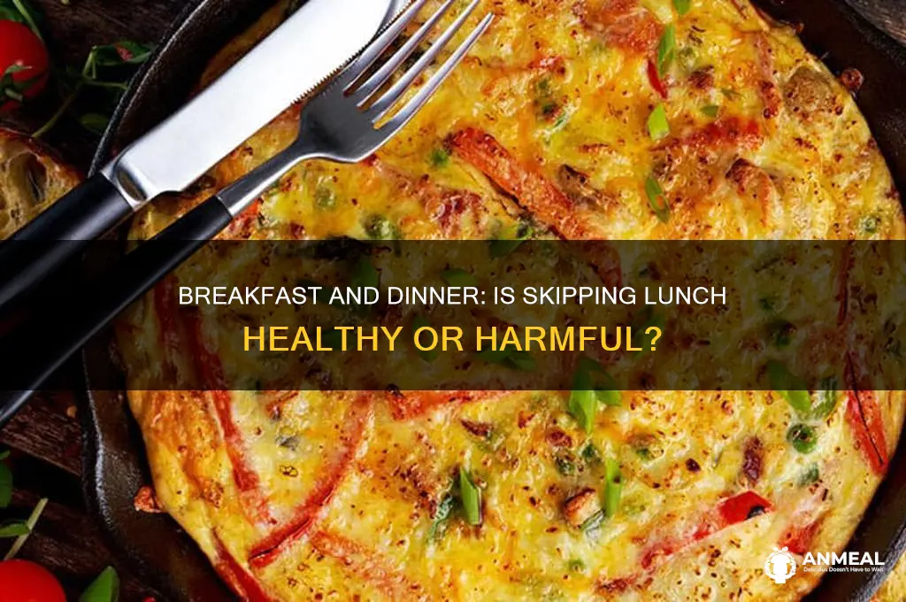 is breakfast and dinner enough
