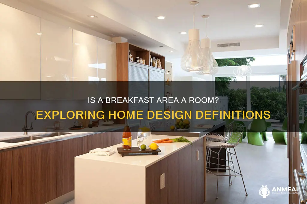 is breakfast area considered a room