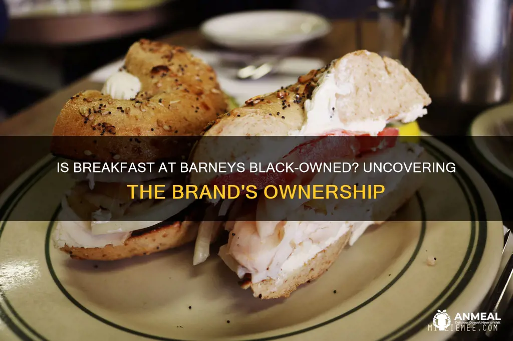 is breakfast at barneys black-owned