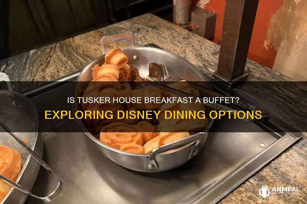is breakfast at tuskerhouse a buffet
