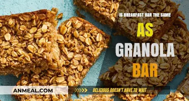 Breakfast Bar vs. Granola Bar: Understanding the Key Differences