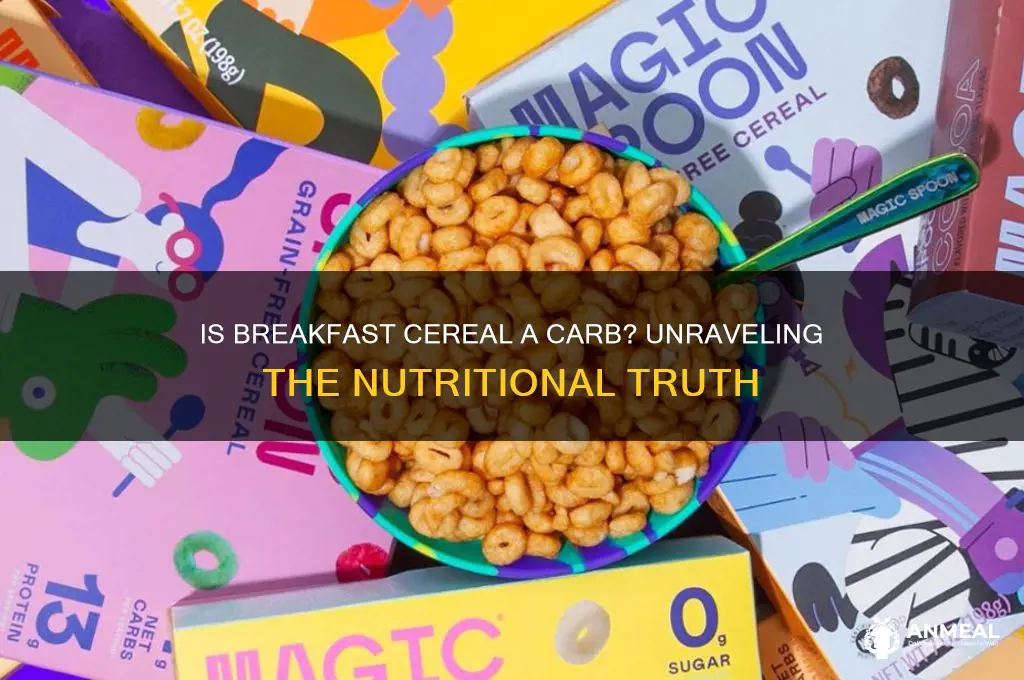 is breakfast cereal a carb