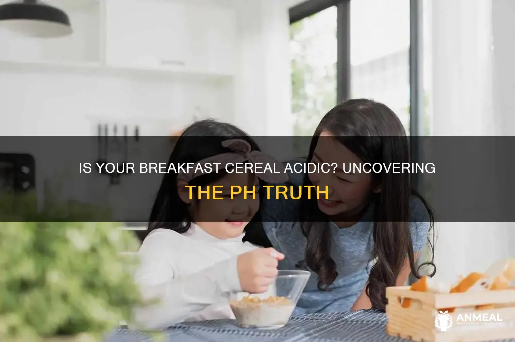 is breakfast cereal acidic