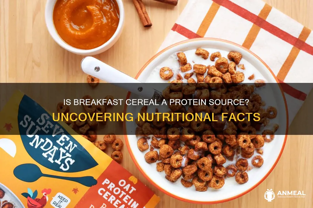 is breakfast cereal protein