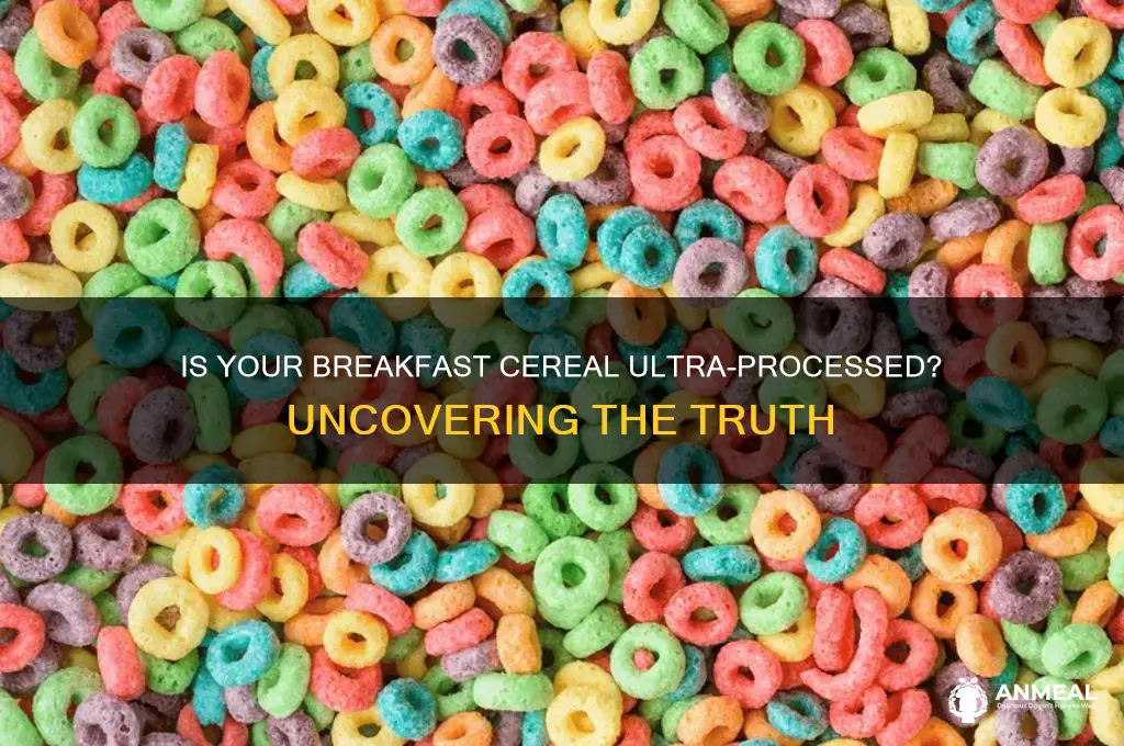 is breakfast cereal ultra processed