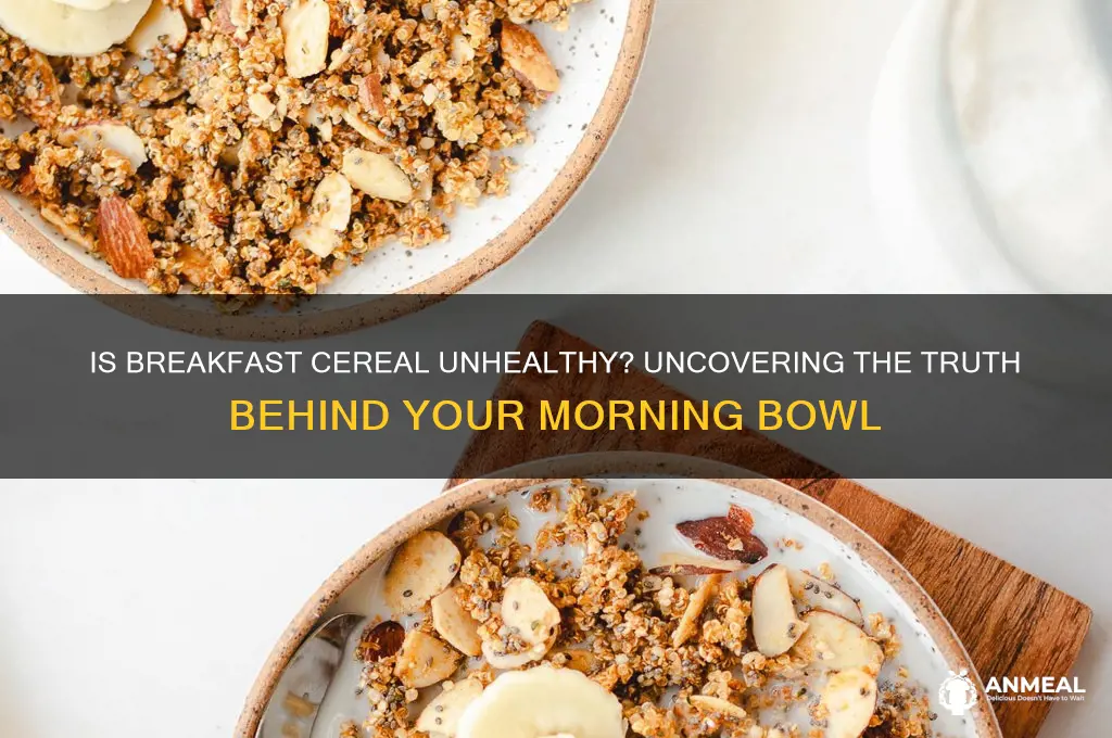 is breakfast cereal unhealthy